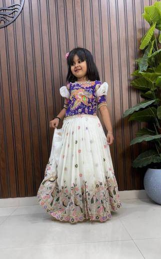 kids lehenga frendy silk Children clothing market in Hyderabad